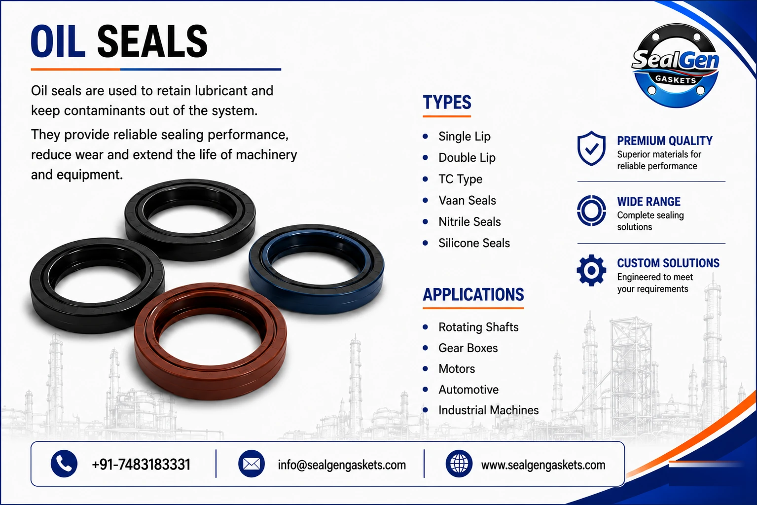 Oil Seals / Radial Shaft Seals