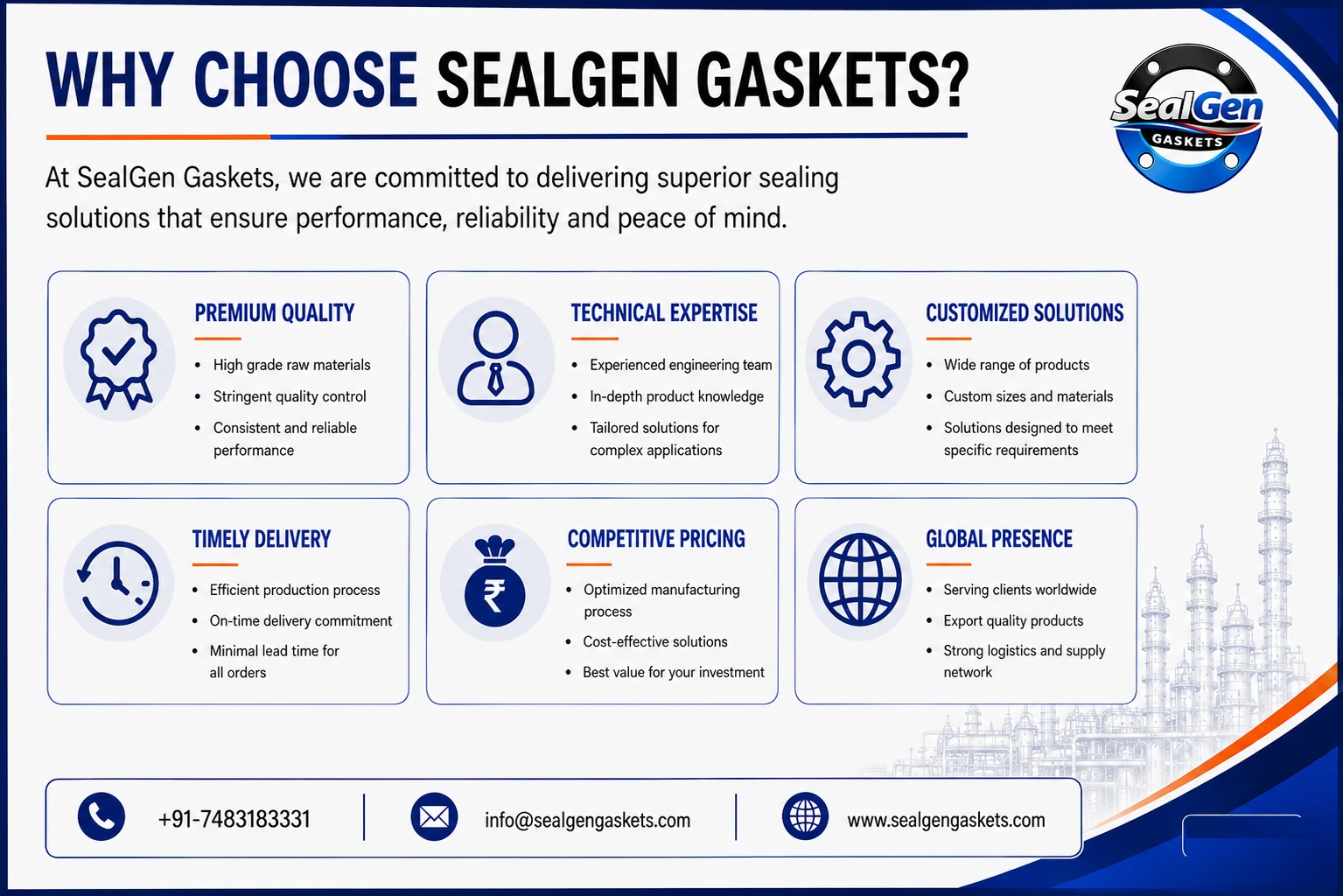 Why choose SealGen Gaskets